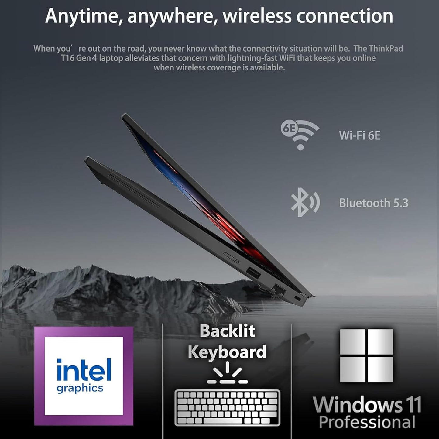 Lenovo ThinkPad T16 Gen 4 16" Business Laptop