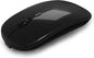 Wireless Bluetooth Mouse Rechargeable Laptop Mice with LED Use Portable(Bt5.2 and USB 2.4G) Dual Mode Connection Silent Slim Computer Mouse for Laptop/Ipad Tablet/Apple Macbook/Pc (Black)