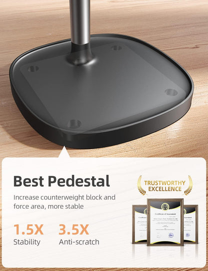 Cell Phone Stand Adjust for Iphone Phone Holder for Desk Recording, Gifts Women Office Desk Accessories PC Gaming Essentials Kitchen Gadgets Fit Otterbox Case Switch Ipad Air Tablet 4-10 In