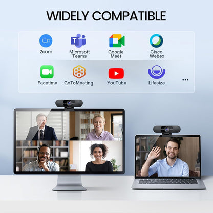 1080P Webcam with Microphone, C960 Web Cam, 2 Mics, 90° FOV, USB Type-A & A-To-C Adapter, Plug&Play Computer Camera for Online Calling, Zoom/Teams/Facetime, Switch 2 Camera Support, 2025 Version