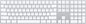 Magic Keyboard with Numeric Keypad: Wireless, Bluetooth, Rechargeable. Works with Mac, Ipad, or Iphone; US English - White