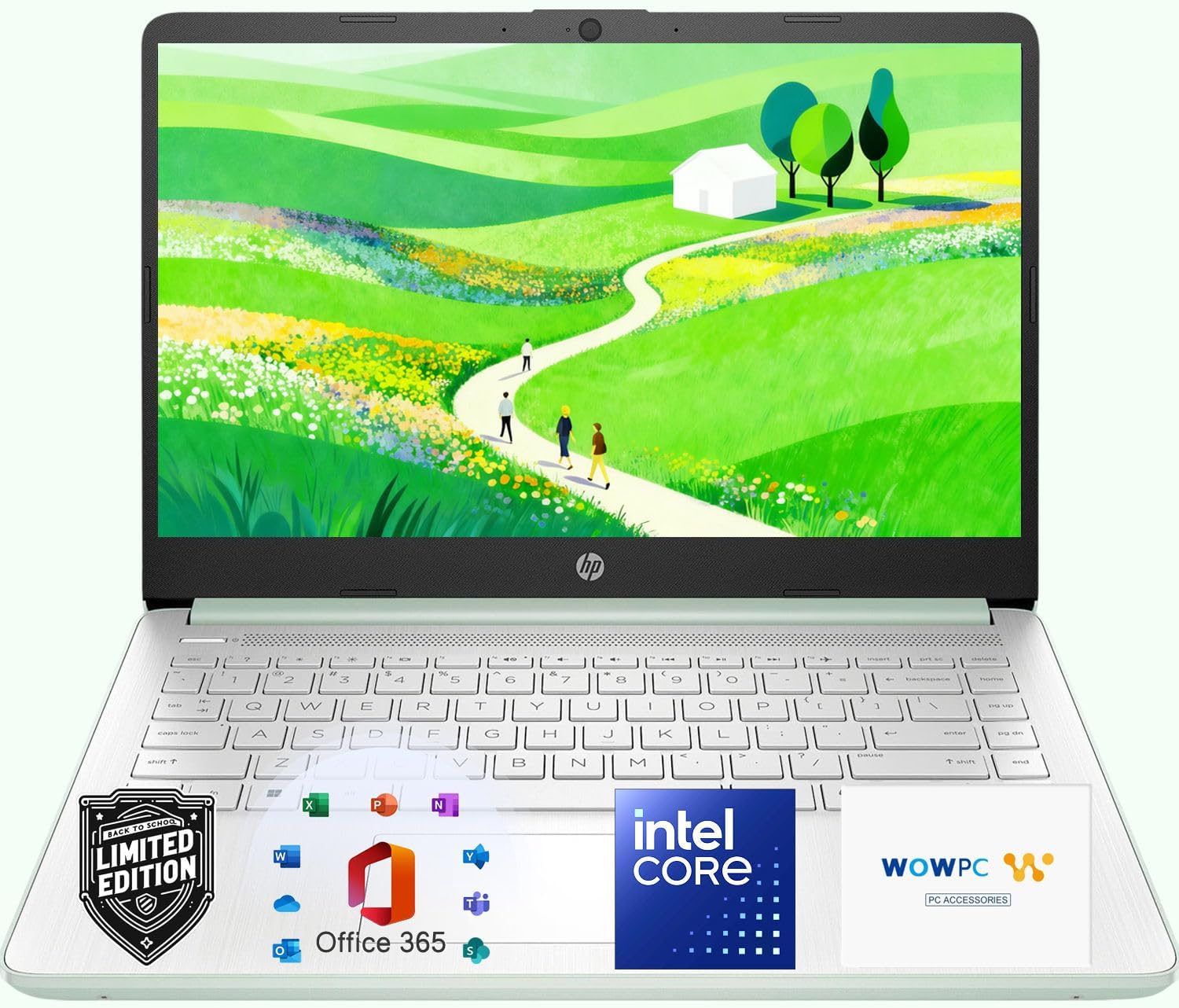 Ultrabook Laptop with Office 365 & Copilot AI • Intel 4-Core CPU • 1.1TB Storage (1TB Onedrive and 128GB SSD) • 8GB RAM • Windows 11 W/O Earbuds