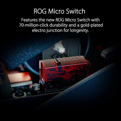 ROG Spatha X Wireless Gaming Mouse – MMO/MOBA Design, 12 Programmable Buttons, Right-Handed, 168G, Dual-Mode (Wired/2.4Ghz), 19K DPI, up to 67Hr Battery, Magnetic Charging Dock, Pc/Mac Support