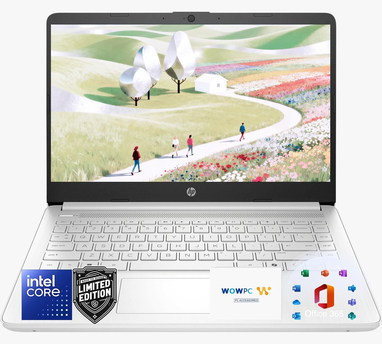 Ultrabook Laptop with Office 365 & Copilot AI • Intel 4-Core CPU • 1.1TB Storage (1TB Onedrive and 128GB SSD) • 8GB RAM • Windows 11 W/O Earbuds