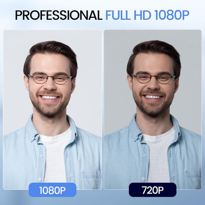 1080P Webcam with Microphone, C960 Web Cam, 2 Mics, 90° FOV, USB Type-A & A-To-C Adapter, Plug&Play Computer Camera for Online Calling, Zoom/Teams/Facetime, Switch 2 Camera Support, 2025 Version