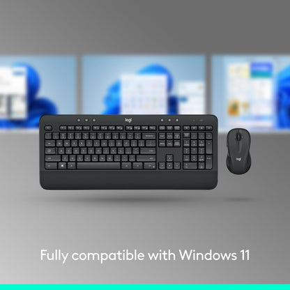 MK540 Advanced Wireless Keyboard and Mouse Combo for Windows, 2.4 Ghz Unifying Usb-Receiver, Multimedia Hotkeys, 3-Year Battery Life, for PC, Laptop