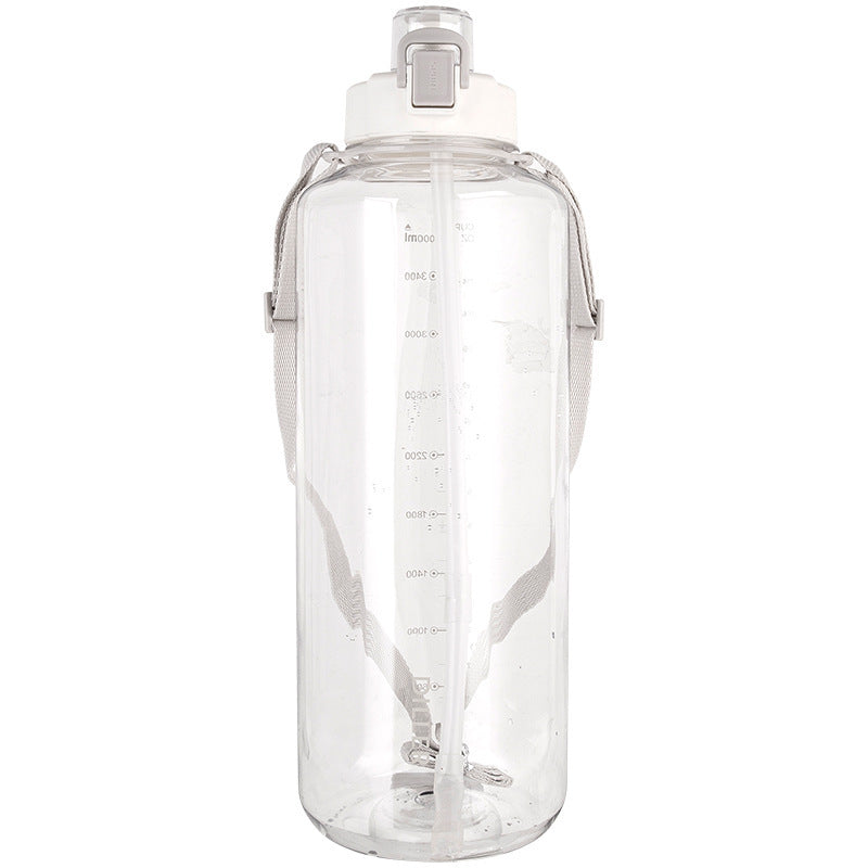High Temperature Resistant Plastic Straw Water Cup Sports Bottle