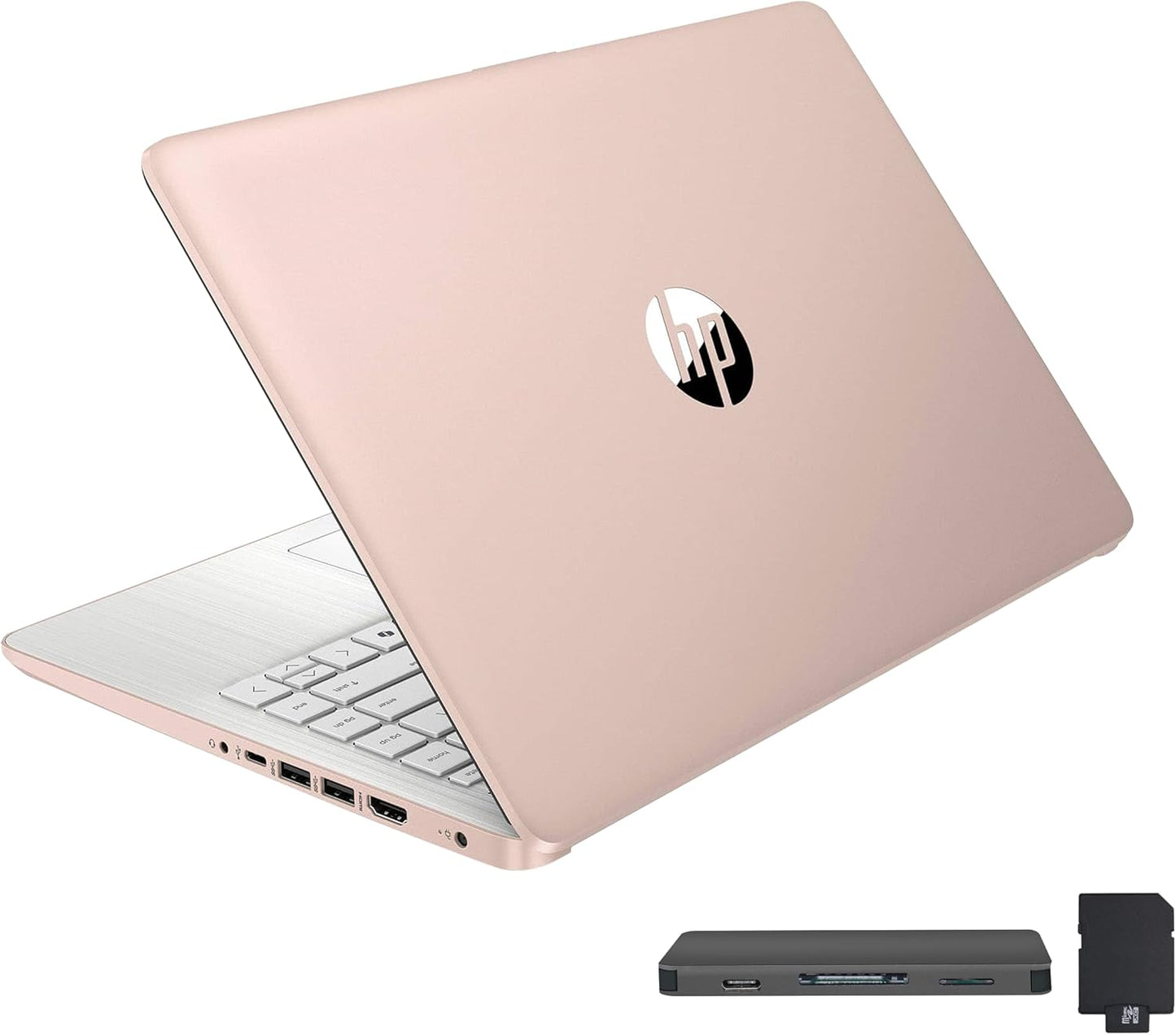Stream 14" HD Brightview Laptop, Intel Celeron N150, 16GB RAM, 288GB Storage (128GB Emmc + 160GB Docking Station Set), Intel UHD Graphics, 720P Webcam, Wi-Fi, 1 Year Office 365, Win 11 S, Silver