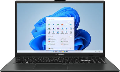Vivobook Go 15.6” Slim Laptop, AMD Ryzen 5 7520U, 8GB, 512GB, Windows 11 Home, Cool Silver, Military Grade Durability, Fast Charging, Webcam Shield, E1504FA-AS54
