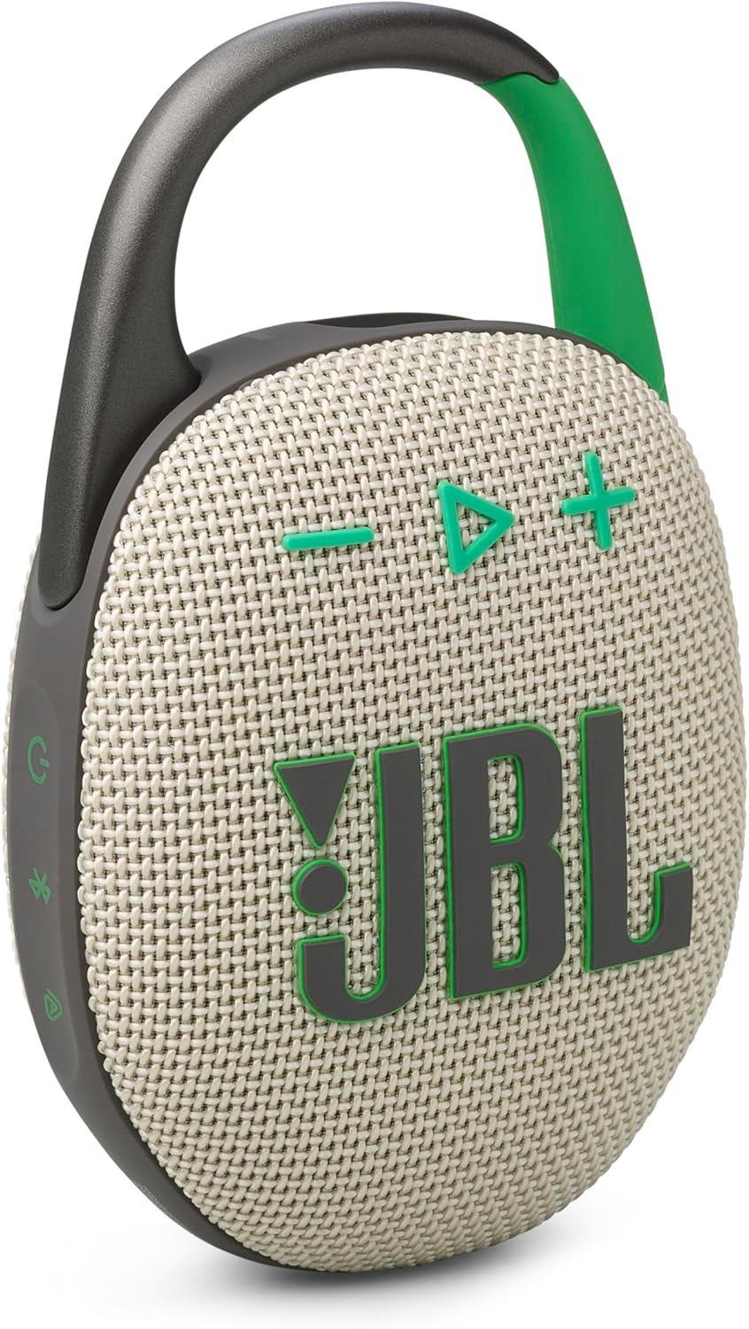 Clip 5 - Ultra-Portable, Waterproof & Dustproof Bluetooth Speaker, Big  Pro Sound with Punchy Bass, Integrated Carabiner, up to 12 Hours of Play, Made in Part with Recycled Materials (Black)