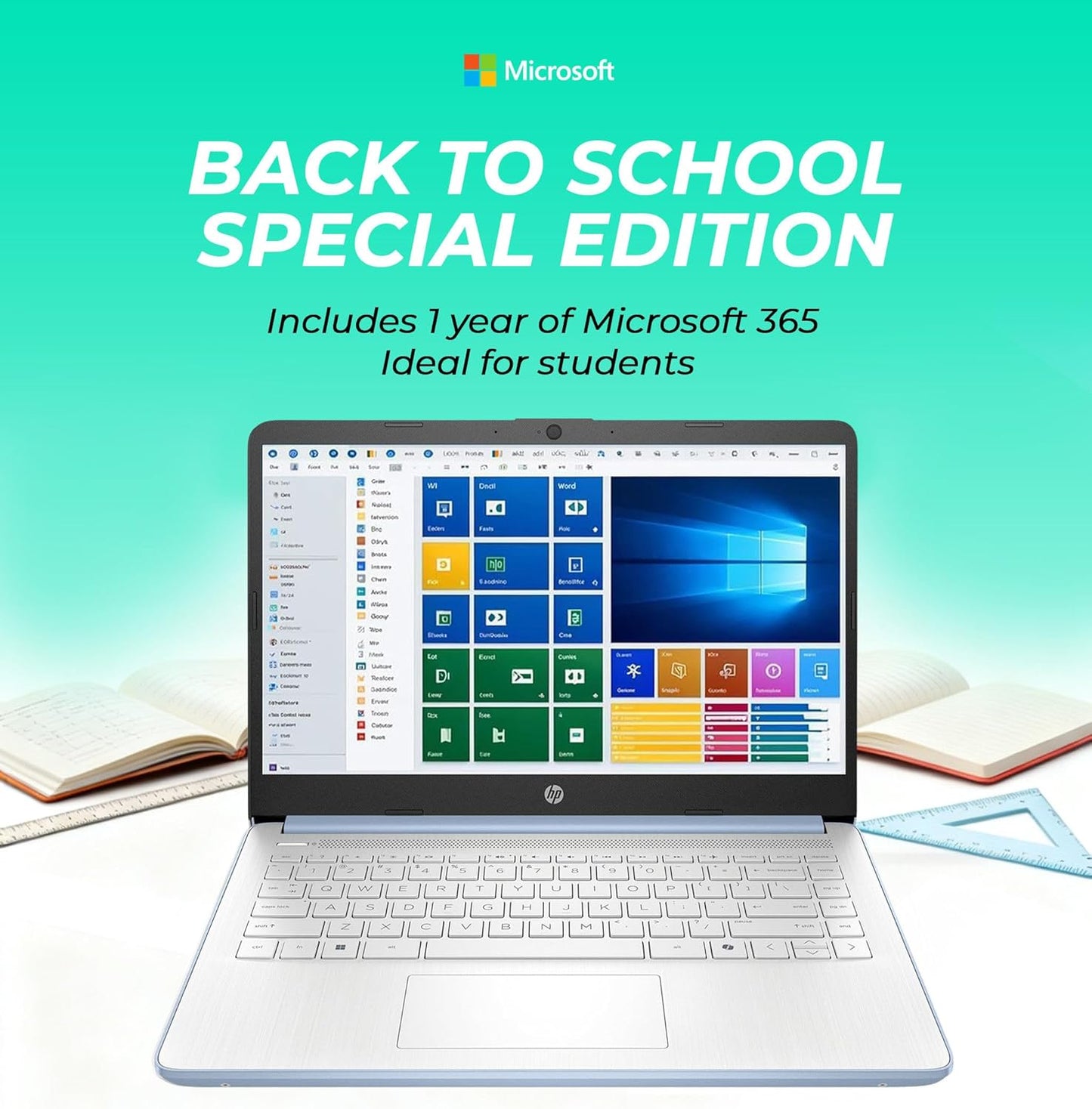 Ultrabook Laptop with Office 365 & Copilot AI • Intel 4-Core CPU • 1.1TB Storage (1TB Onedrive and 128GB SSD) • 8GB RAM • Windows 11 W/O Earbuds