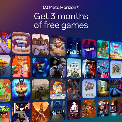Quest 3 512GB | VR Headset — Thirty Percent Sharper Resolution — 2X Graphical Processing Power — Virtual Reality without Wires — Access to 40+ Games with a 3-Month Trial of  Horizon+ Included
