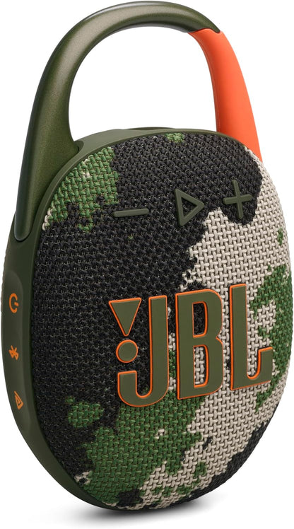 Clip 5 - Ultra-Portable, Waterproof & Dustproof Bluetooth Speaker, Big  Pro Sound with Punchy Bass, Integrated Carabiner, up to 12 Hours of Play, Made in Part with Recycled Materials (Black)
