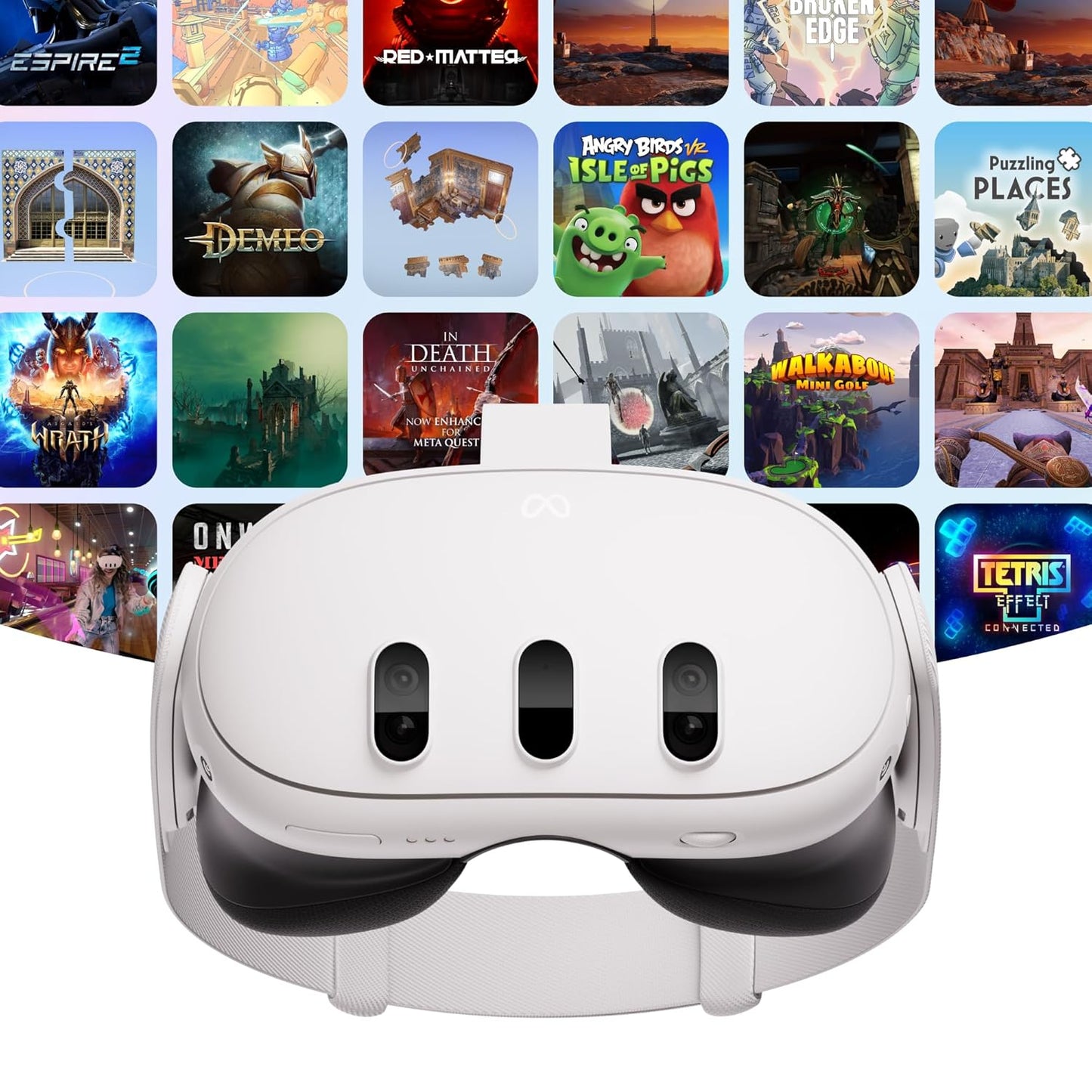 Quest 3 512GB | VR Headset — Thirty Percent Sharper Resolution — 2X Graphical Processing Power — Virtual Reality without Wires — Access to 40+ Games with a 3-Month Trial of  Horizon+ Included