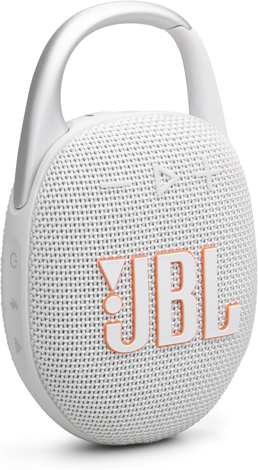 Clip 5 - Ultra-Portable, Waterproof & Dustproof Bluetooth Speaker, Big  Pro Sound with Punchy Bass, Integrated Carabiner, up to 12 Hours of Play, Made in Part with Recycled Materials (Black)