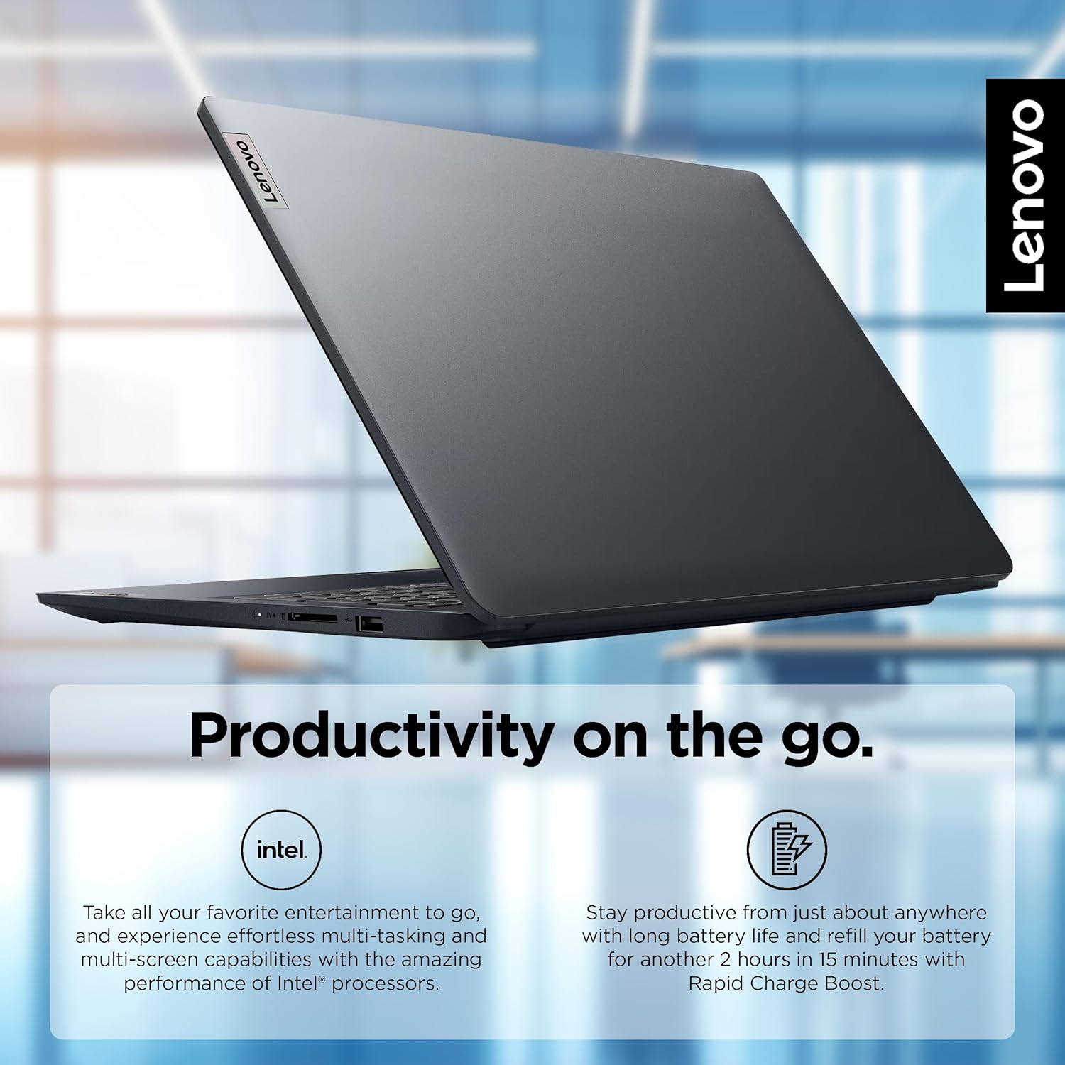 Ideapad Laptop 2025 Business Computer, 15.6" FHD Touchscreen, 16GB RAM, 1TB Storage (512GB SSD +500GB Ext), 10-Core Intel Core I5, Long Battery, Hubxcelaccessory Win 11 Pro Lifetime Office 2024