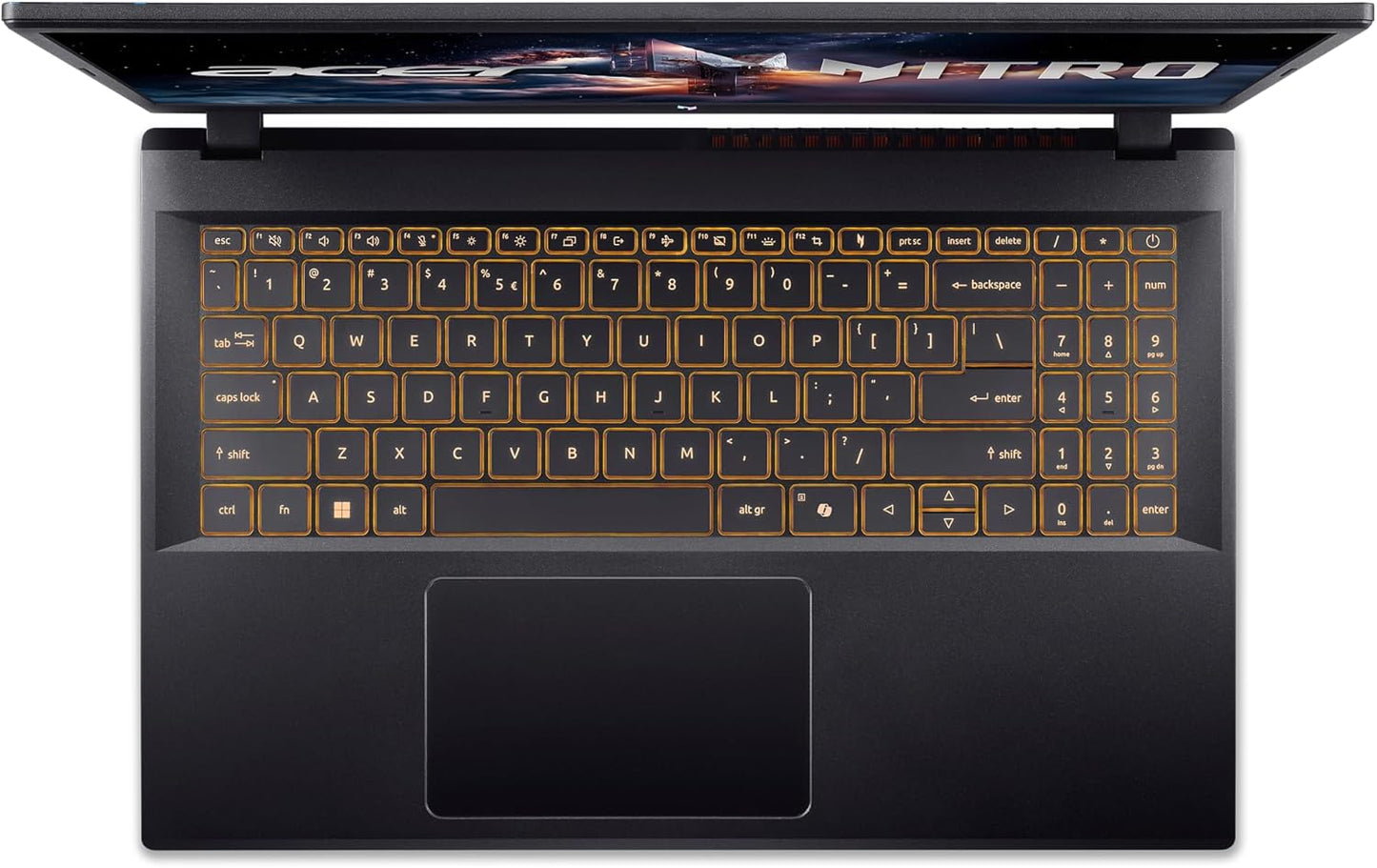 Nitro V Gaming Laptop | Intel Core I5-13420H Processor | NVIDIA Geforce RTX 4050 Laptop GPU | 15.6" FHD IPS 165Hz Display | 8GB DDR5 | 512GB Gen 4 SSD | Wi-Fi 6 | Backlit KB | ANV15-52-586Z