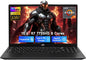 17.3" Gaming-Laptop, AMD Ryzen 7 7735HS (8C/16T, Beats I7-12650H) 16GB DDR5 RAM 1TB SSD Computer with Radeon 680M, 100W Type-C Charger, Wi-Fi 6E, 75Wh Battery, Fingerprint, Backlit Keyboard