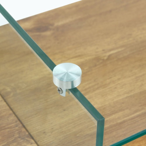 43.3 Inch Modern Two-Tier Coffee Table