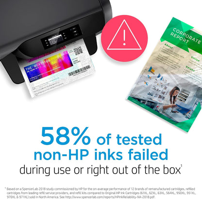 952XL Black High-Yield Ink Cartridge Printers | Works Officejet 8702 Officejet Pro 7720, 7740, 8210, 8216, 8710, 8715, 8720, 8725, 8730, 8740 | Eligible for Instant Ink | F6U19AN