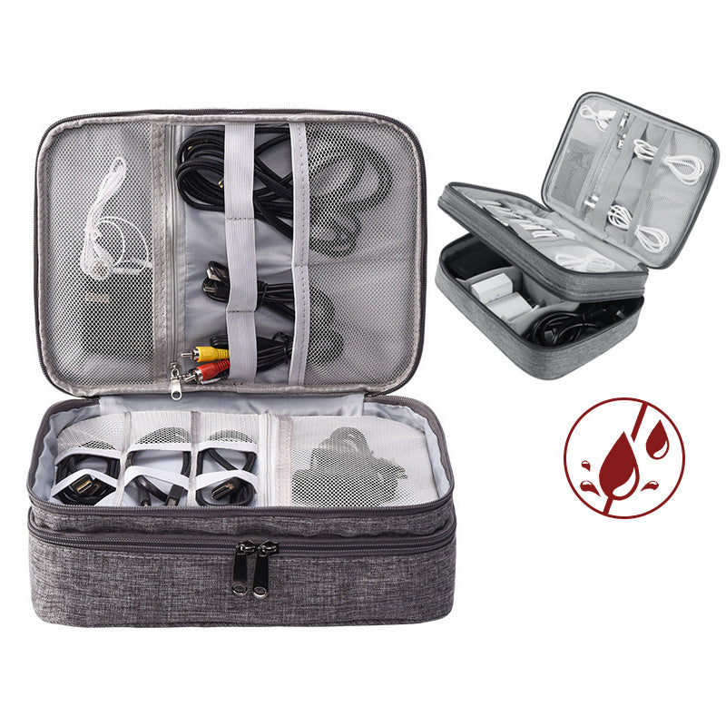 Travel Cable Organizer Bag Waterproof Portable Accessories Case Cable Charger Organizer Case Multifunctional