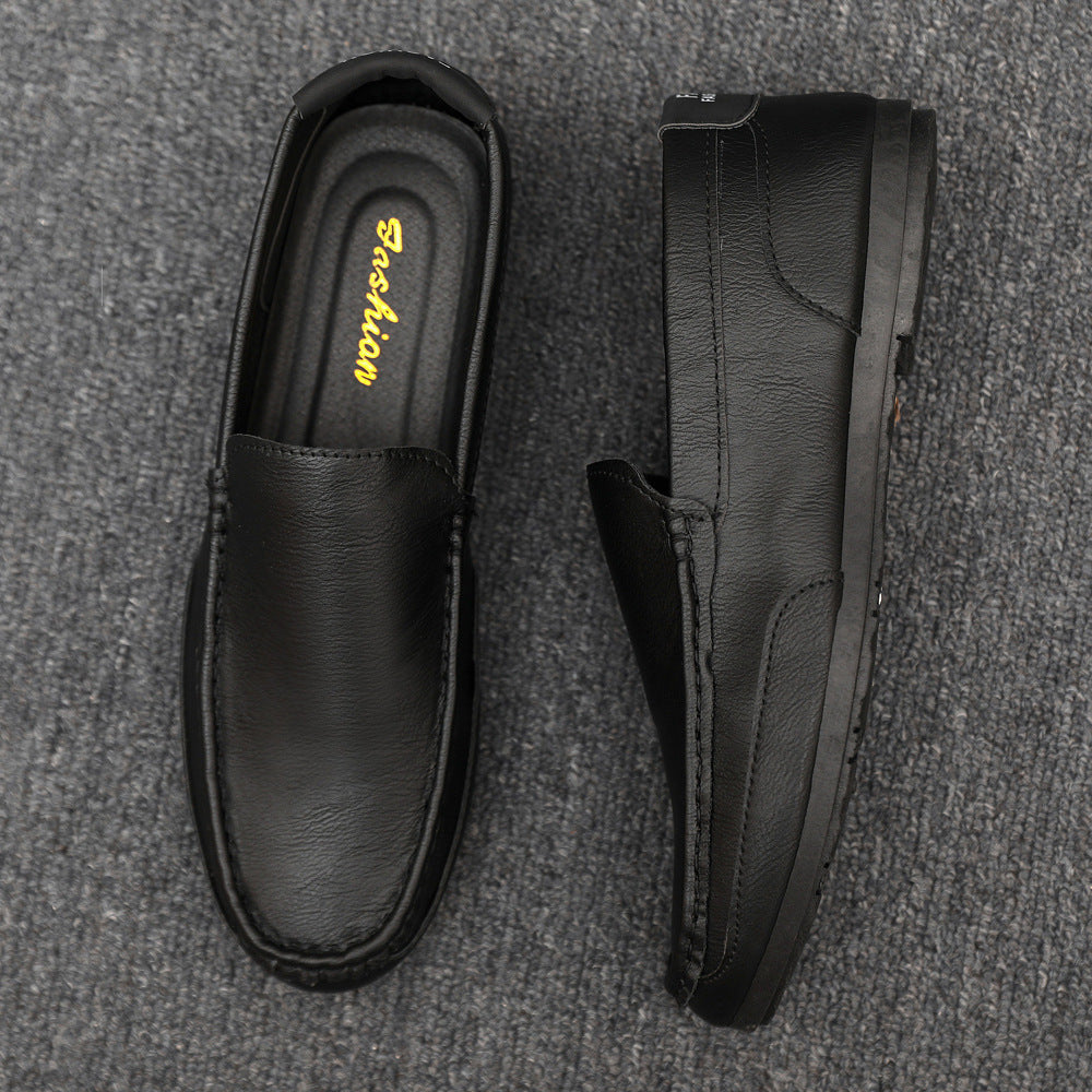Men's Trendy Korean Wild Summer Casual Leather Shoes