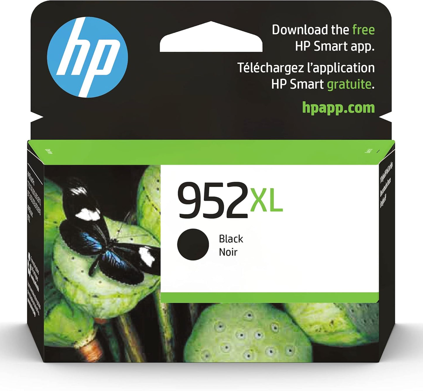 952XL Black High-Yield Ink Cartridge Printers | Works Officejet 8702 Officejet Pro 7720, 7740, 8210, 8216, 8710, 8715, 8720, 8725, 8730, 8740 | Eligible for Instant Ink | F6U19AN