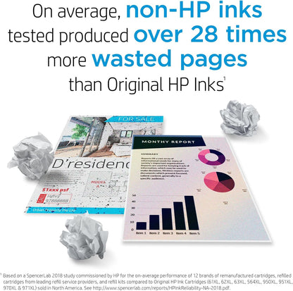 952XL Black High-Yield Ink Cartridge Printers | Works Officejet 8702 Officejet Pro 7720, 7740, 8210, 8216, 8710, 8715, 8720, 8725, 8730, 8740 | Eligible for Instant Ink | F6U19AN