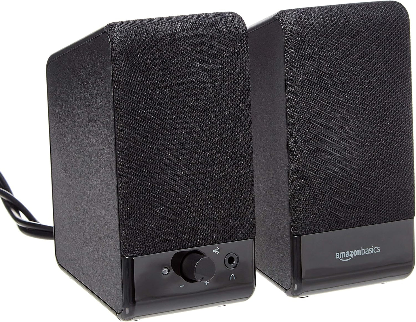 Usb-Powered Computer Speakers for Desktop or Laptop PC with Volume Control, Plug-N-Play, Black