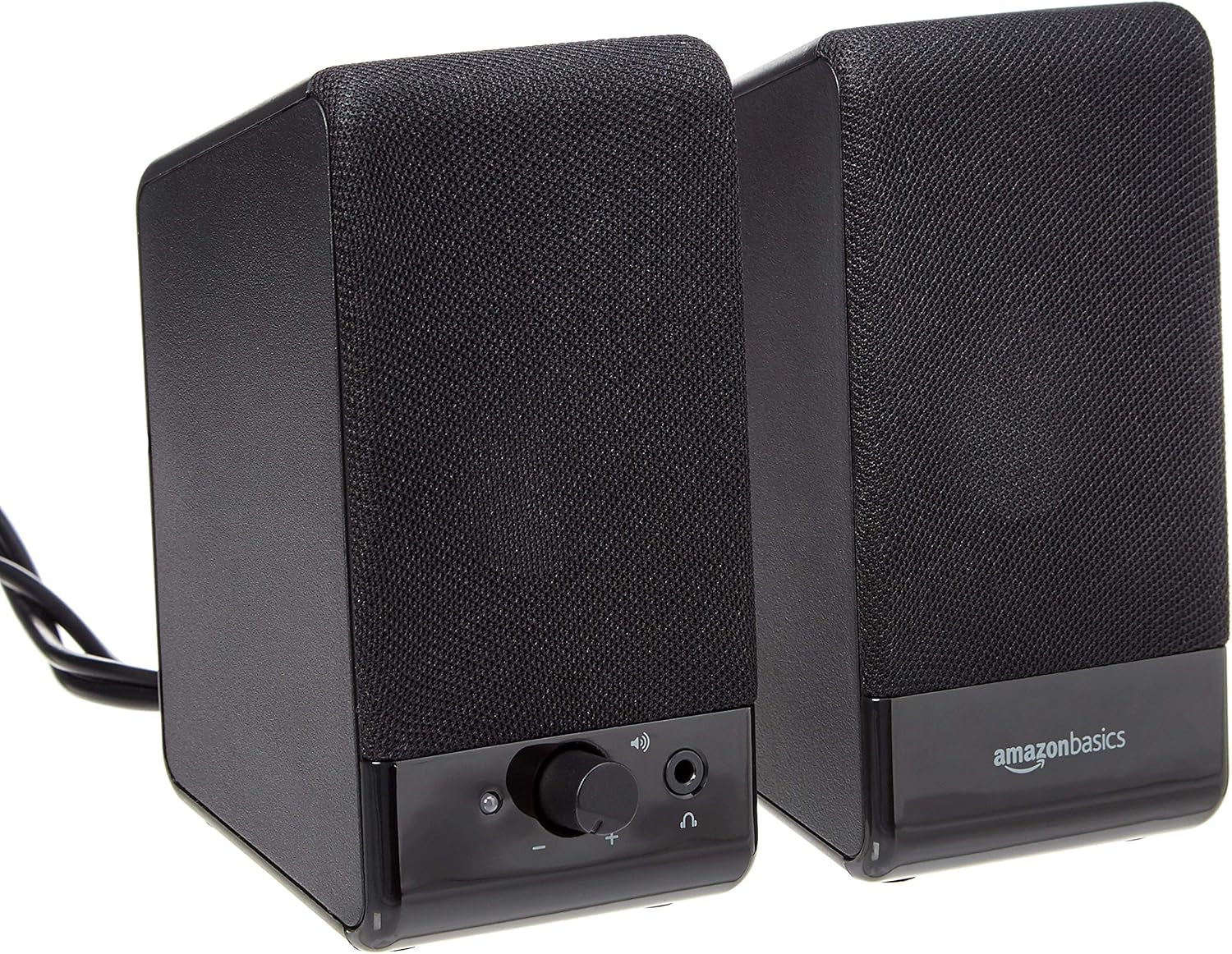 Usb-Powered Computer Speakers for Desktop or Laptop PC with Volume Control, Plug-N-Play, Black