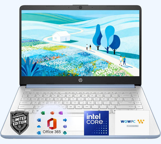 Ultrabook Laptop with Office 365 & Copilot AI • Intel 4-Core CPU • 1.1TB Storage (1TB Onedrive and 128GB SSD) • 8GB RAM • Windows 11 W/O Earbuds