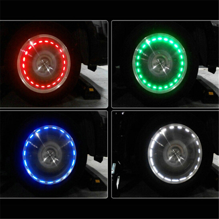 Car Tire Motorcycle Light Valve Light Rim Decoration