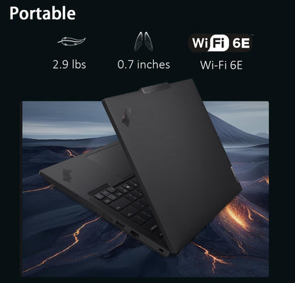 Lenovo Thinkpad T14 Gen 6 Business Laptop (14" FHD+, Intel 12-Core Ultra 5 225U (> Ultra 7 155U), 32GB DDR5 RAM, 1TB SSD), Backlit, Fingerprint, 5MP Webcam, Thunderbolt 4, Win 11 Pro, 2025 AI PC