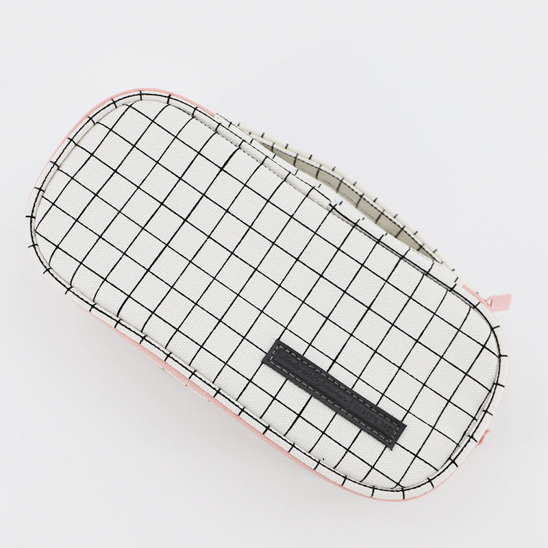 Pencil Case, Hot Sale, Large Capacity Three-layer Creative Student Multi-functional Canvas Korean Pencil Bag Pencil Case Pencil Case