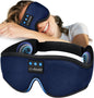 Sleeping Headphones Eye Mask, Sleep Mask with Bluetooth Headphones 3D Eye Mask Wireless Music Cotton Sleep Cover for Side Sleepers Nap Insomnia Air Travel Meditation Gifts for Unisex