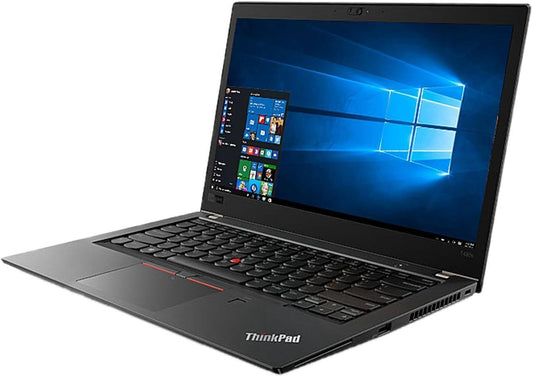 Thinkpad T480S Windows 10 Pro Laptop - Intel Core I7-8650U, 16GB RAM, 500GB SSD, 14" IPS FHD (1920X1080) Matte Display, Fingerprint Reader, Black Color