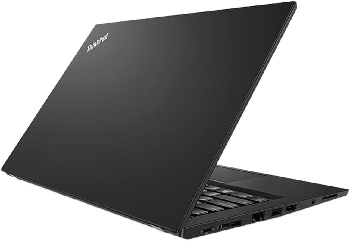 Thinkpad T480S Windows 10 Pro Laptop - Intel Core I7-8650U, 16GB RAM, 500GB SSD, 14" IPS FHD (1920X1080) Matte Display, Fingerprint Reader, Black Color