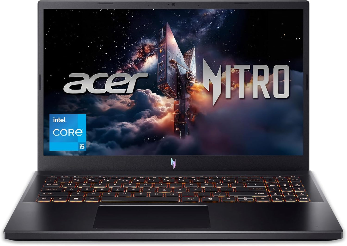 Nitro V Gaming Laptop | Intel Core I5-13420H Processor | NVIDIA Geforce RTX 4050 Laptop GPU | 15.6" FHD IPS 165Hz Display | 8GB DDR5 | 512GB Gen 4 SSD | Wi-Fi 6 | Backlit KB | ANV15-52-586Z