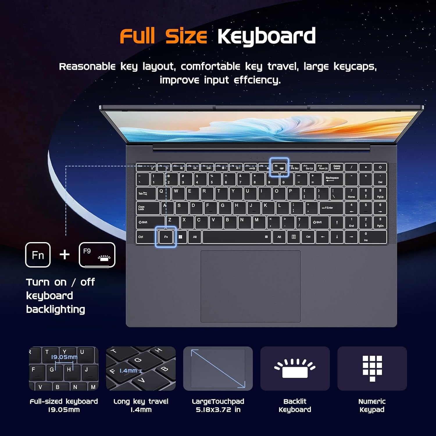 16" Laptop Computer Core I5(Up to 3.6Ghz)16Gb RAM,512GB Ssd,Win11 Pro Notebook PC,MS Office 365,Gaming Laptop,1920 X 1200 FHD 16:10 Display, with BT5.0 Wi-Fi, USB A, HDMI, RJ45, Backlit Keyboard
