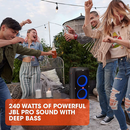 Partybox 310 - Portable Party Speaker with Long Lasting Battery, Powerful  Sound and Exciting Light Show,Black