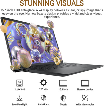 Dell Inspiron 15 Laptop Touchscreen Computer, 15.6" FHD IPS Touch Screen Business Laptop, 13Th Gen Intel Core I5-1334U (10-Cores, Beat I7-1255U), 32GB RAM 2TB SSD, Windows 11 Pro, 10-Key Number Pad