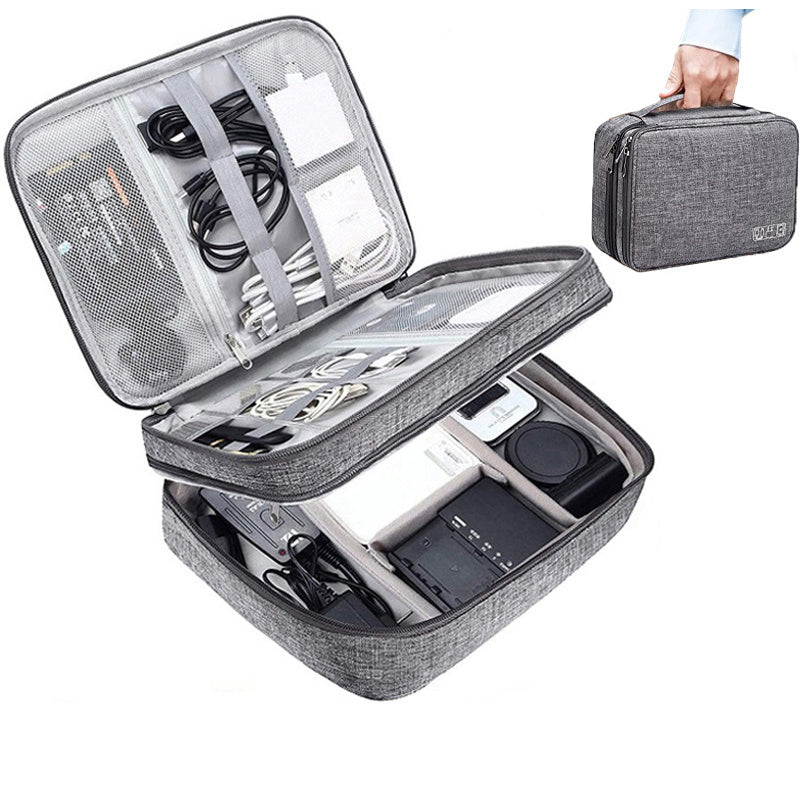 Travel Cable Organizer Bag Waterproof Portable Accessories Case Cable Charger Organizer Case Multifunctional