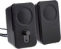 Usb-Powered Computer Speakers for Desktop or Laptop PC with Volume Control, Plug-N-Play, Black