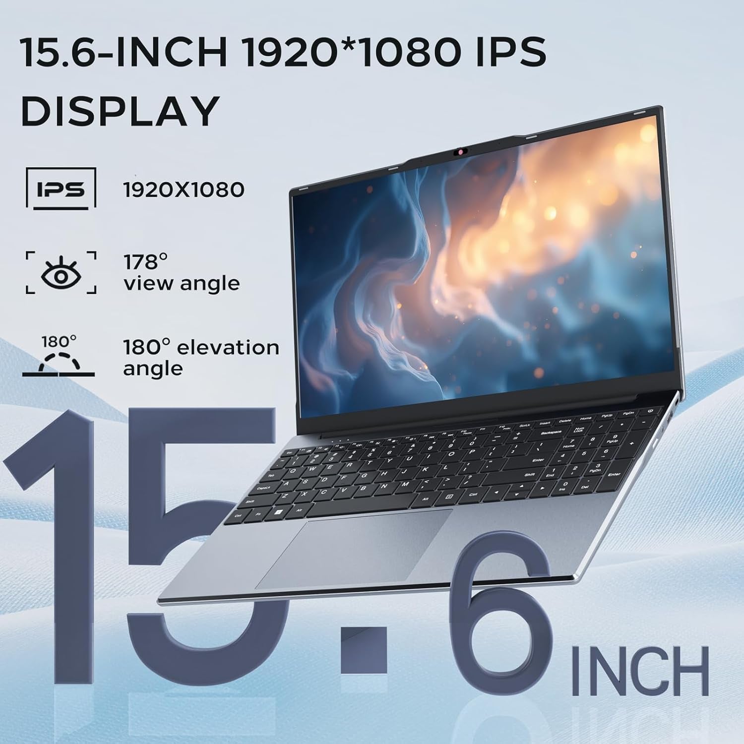 15.6" FHD Laptop Computers, Compatible with Windows 11, Pentium Gold (Beats Pentium, Celeron), Cooling Fan, 4GB RAM, 128GB SSD, up to 2TB, HDMI, for Business, Student
