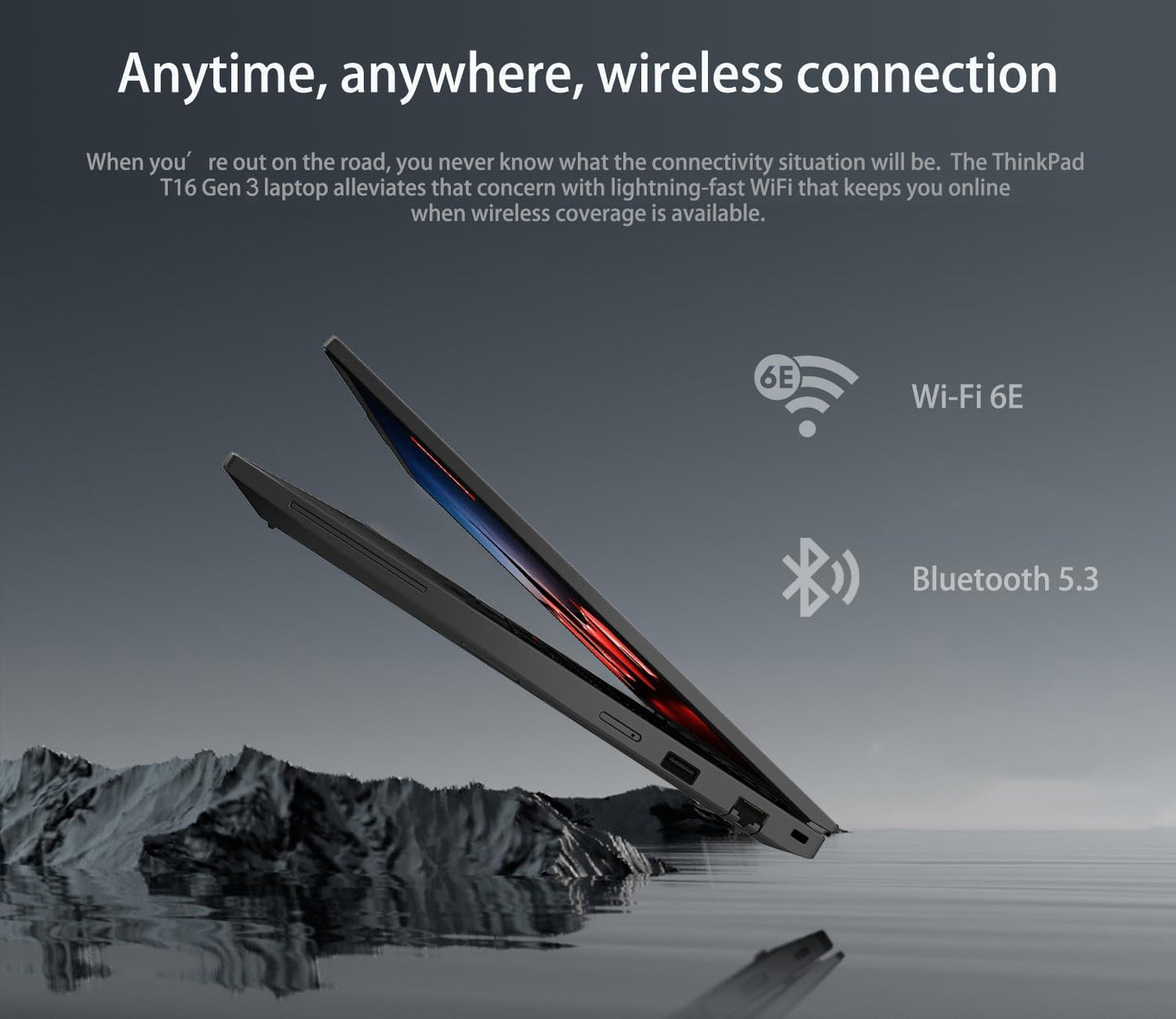 Lenovo Thinkpad T16 Gen 3 Business AI PC Laptop (16" FHD+ Touchscreen, Intel 12-Core Ultra 7 155U (> I7-1355U), 32GB DDR5, 1TB SSD), 2X Thunderbolt 4, Fingerprint, Backlit, 5MP Webcam, Win 11 Pro
